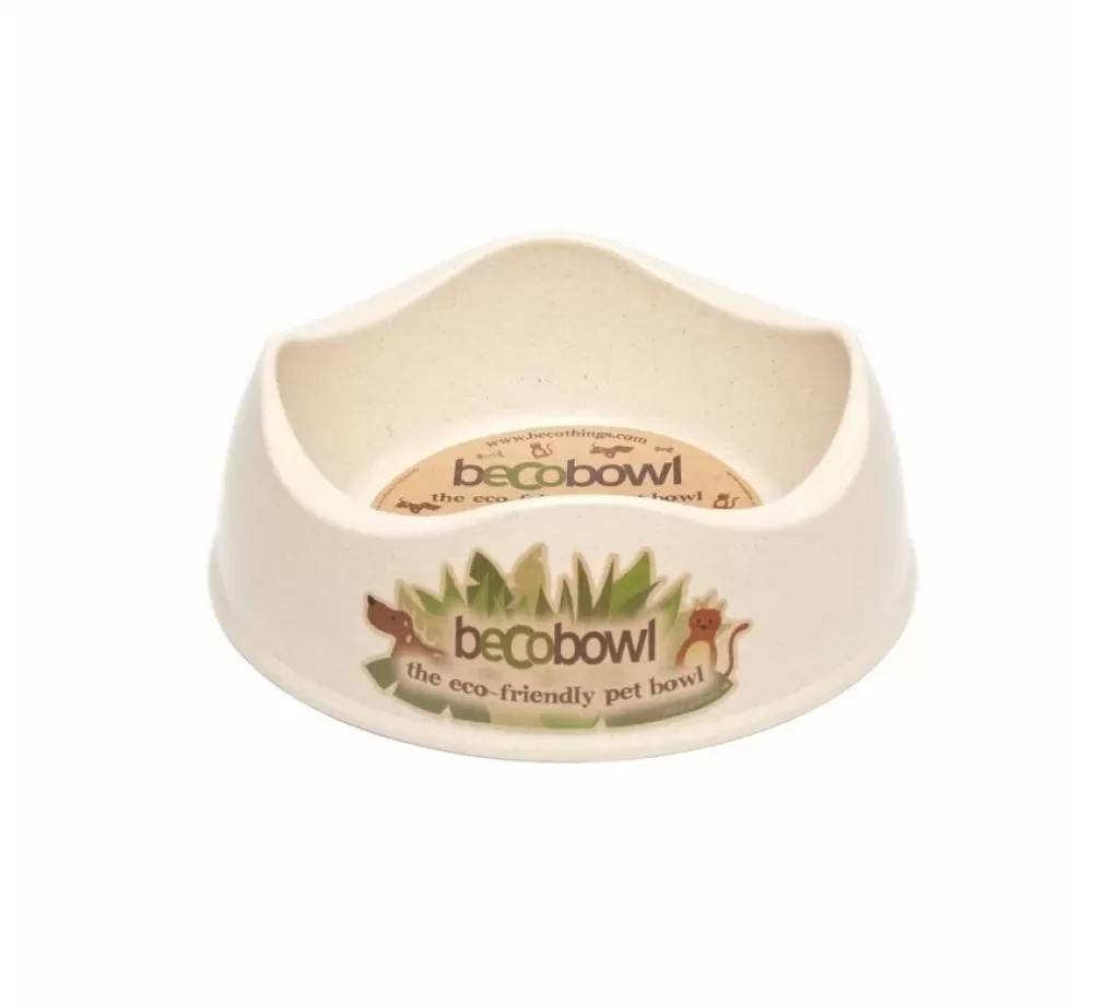 Beco Pets Food Bowl And Water Bowl | Beco Bowl White