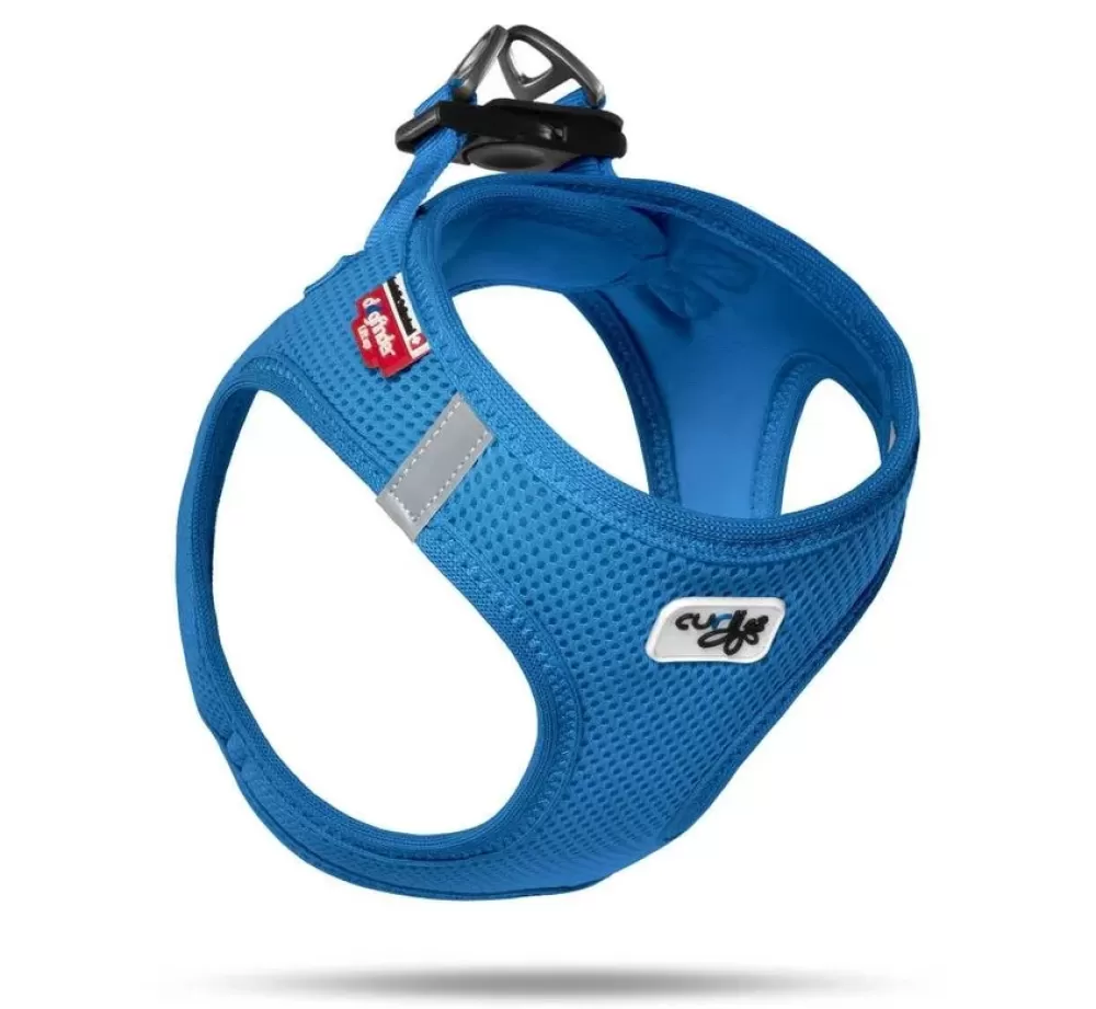 Curli Puppy Harness | Dog Harness Air Mesh Blue