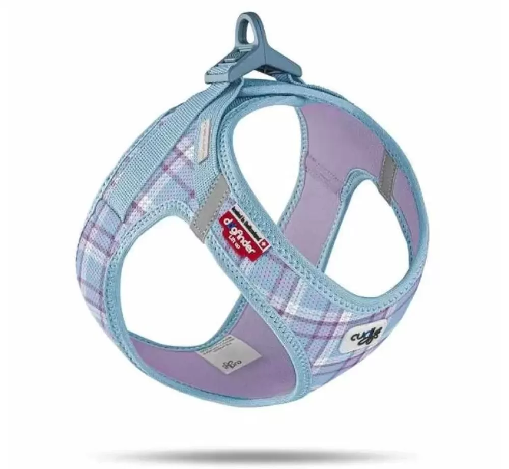 Curli Puppy Harness | Dog Harness Clasp Vest Harness Aqua Caro