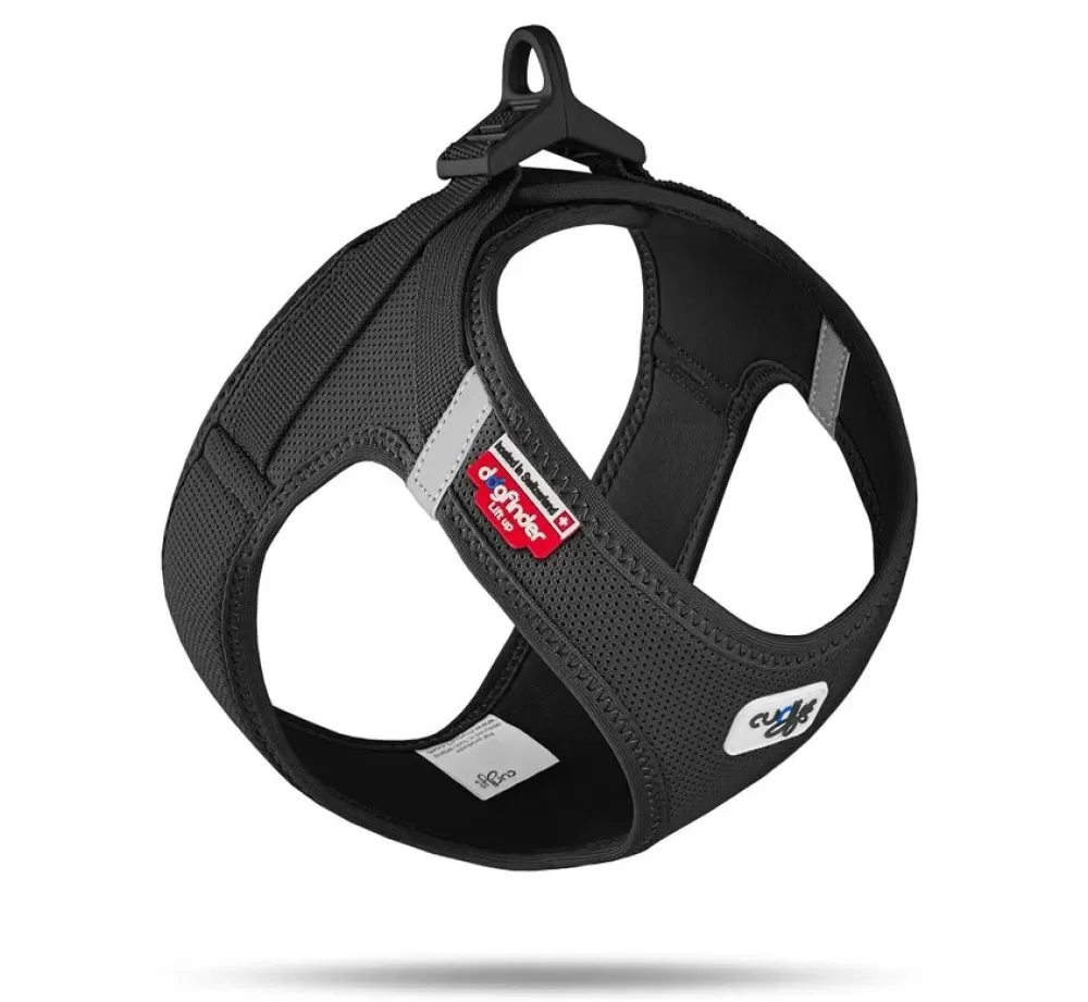 Curli Puppy Harness | Dog Harness Clasp Vest Harness Black