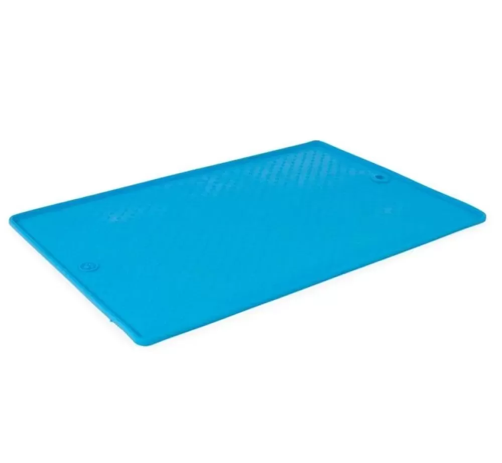 Dexas Bowls | Pet Bowl Grippmat Pro Blue