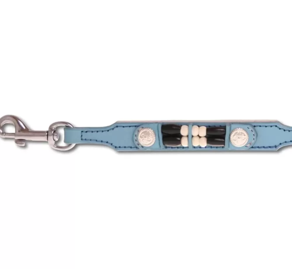 Doxtasy Leather Dog Leash | Dog Leash Baby Blue Eagle 10Mm