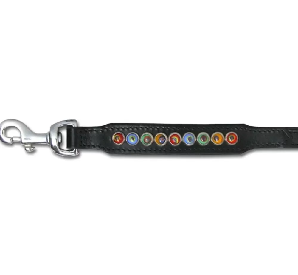 Doxtasy Leather Dog Leash | Dog Leash Silly Stones Black