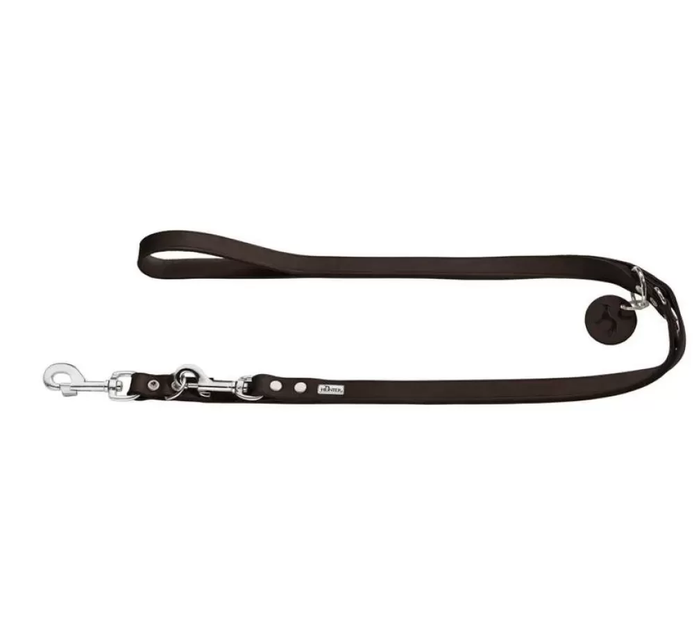 Hunter Hunter Dog Leash | Adjustable Dog Leash Aalborg Dark Brown