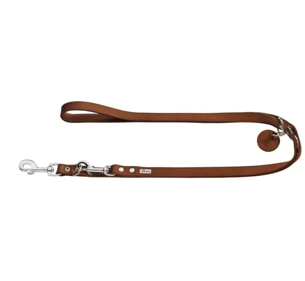 Hunter Hunter Dog Leash | Adjustable Dog Leash Cognac Leather