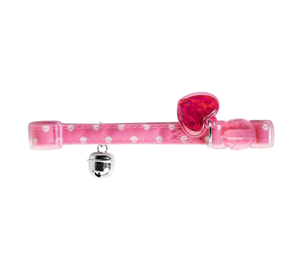 Hunter Cat Collars | Cat Collar Glossy Dots Pink