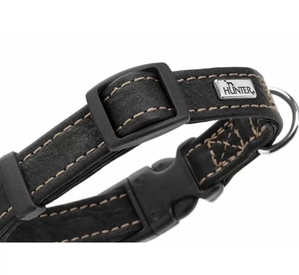 Hunter Small Dog Collars | Dog Collar Canadian Up Black