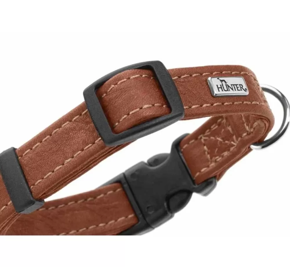 Hunter Small Dog Collars | Dog Collar Canadian Up Cognac