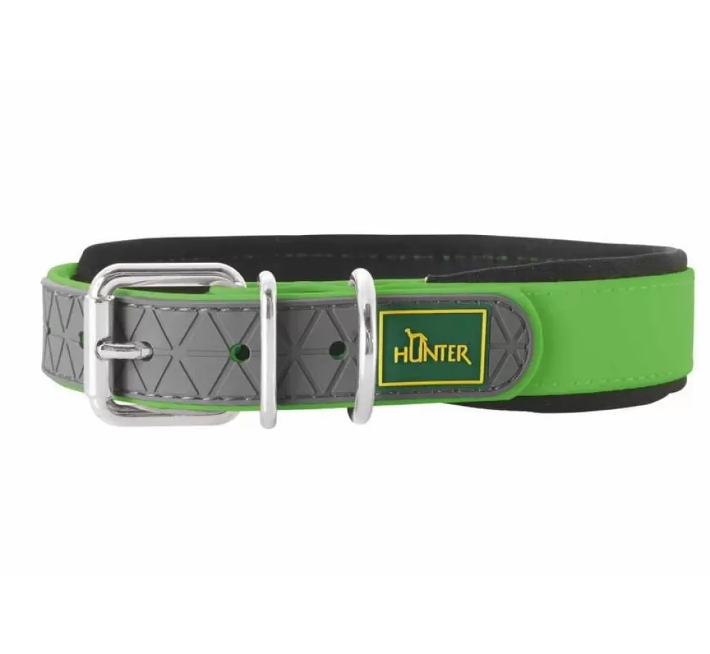 Hunter Large Dog Collar | Dog Collar Convenience Comfort Green