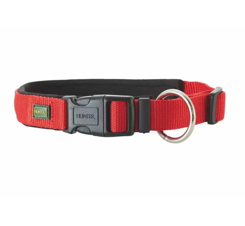 Hunter Large Dog Collar | Dog Collar Neoprene Vario Plus Red