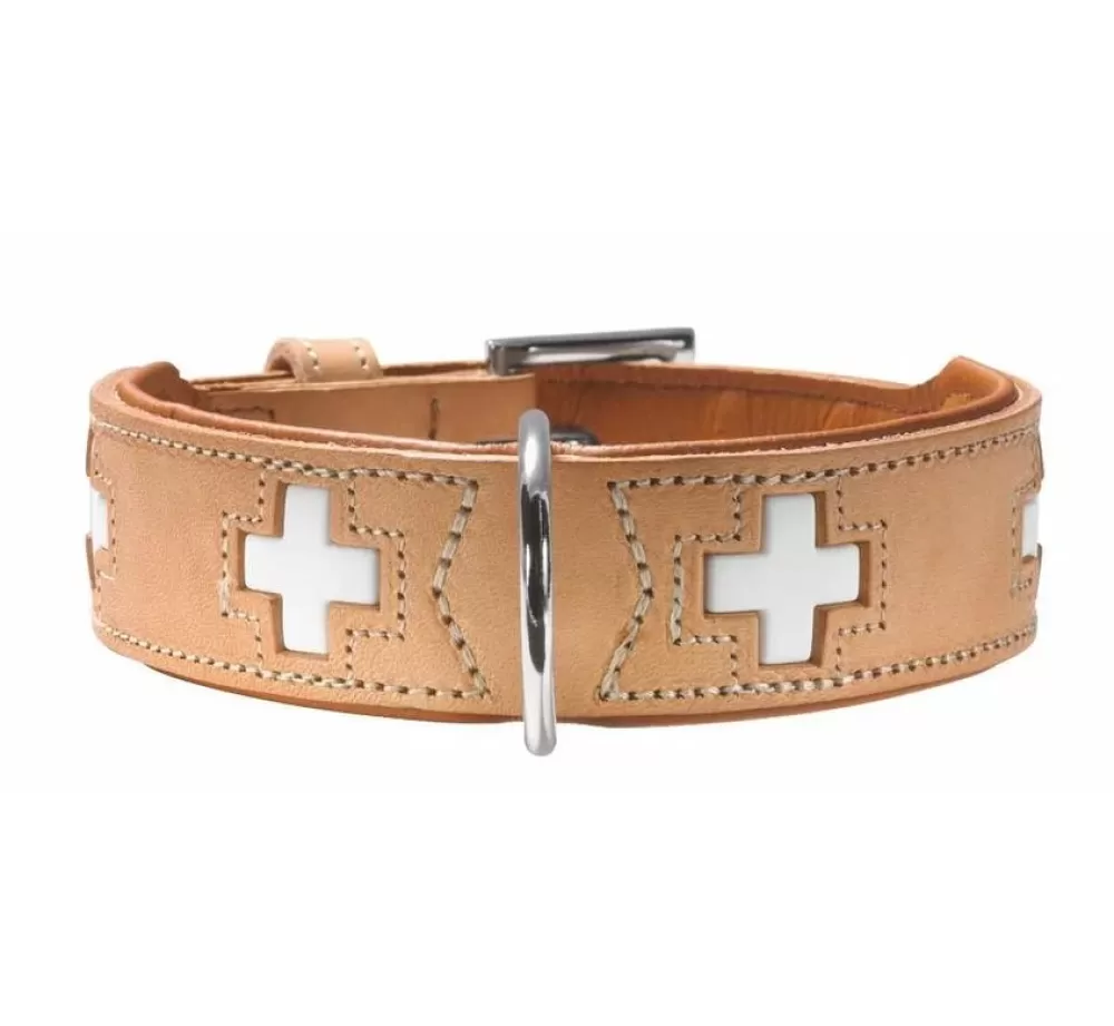 Hunter Large Dog Collar | Dog Collar Swiss Beige