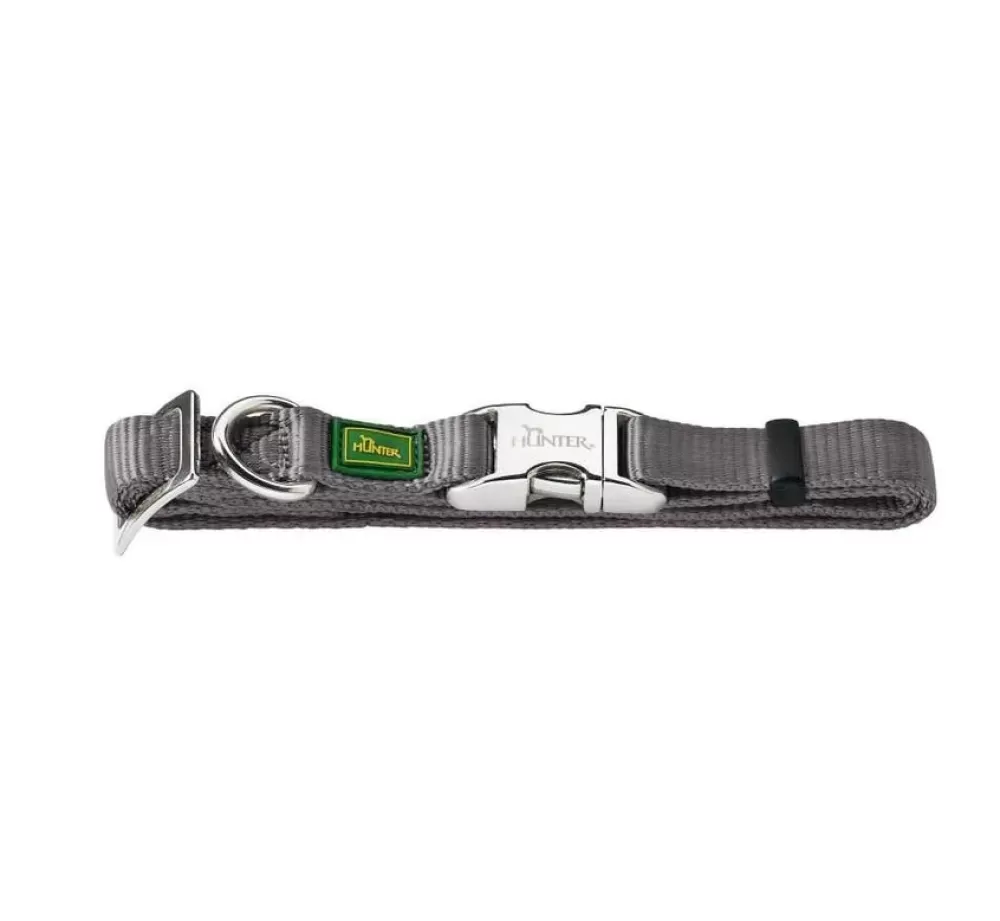 Hunter Large Dog Collar | Dog Collar Vario Alu Strong Grey