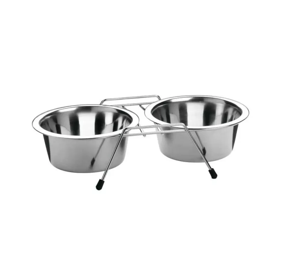 Hunter Bowls | Double Bowl Stainless Steel