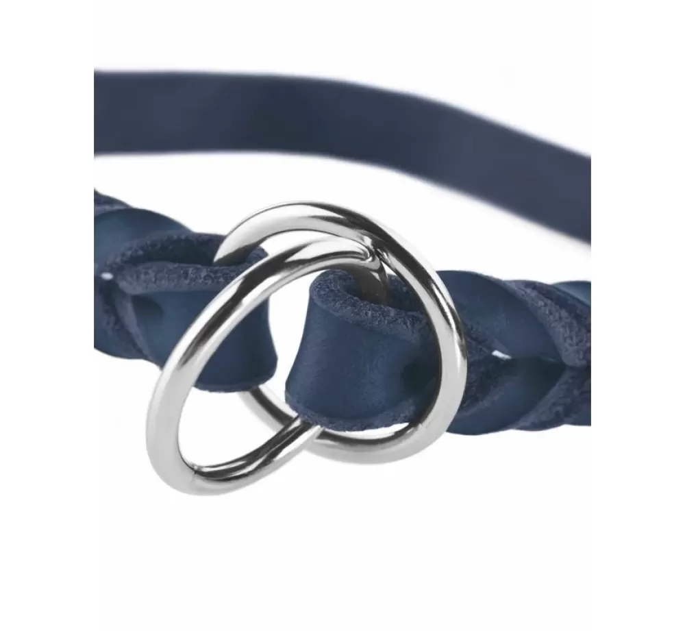 Hunter Exclusive Dog Collars | Slip Collar Solid Education Blue