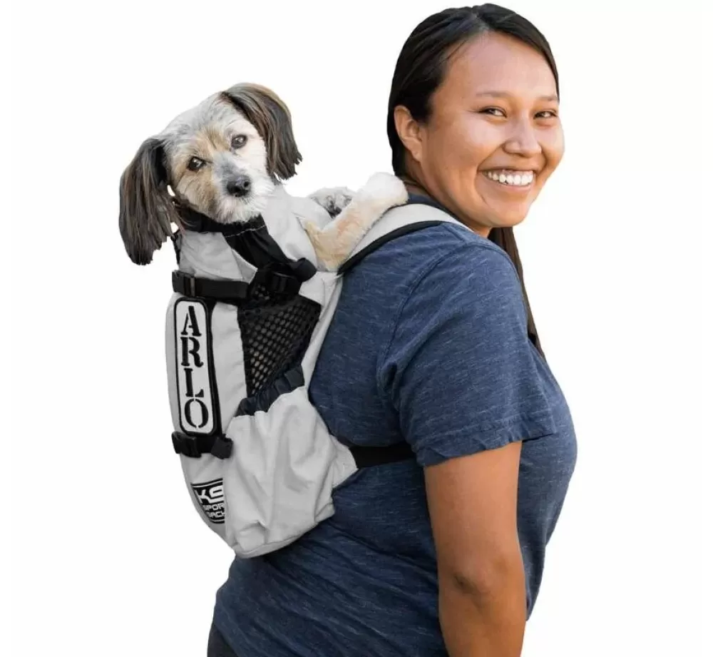 K9 Sport Sack Pet Carriers | Dog Backpack Air Grey 2