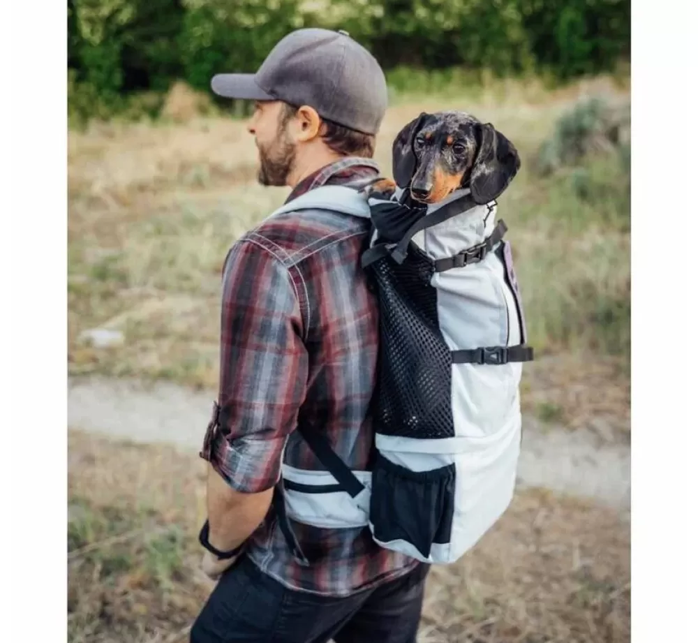 K9 Sport Sack Pet Carriers | Dog Backpack Knavigate Grey