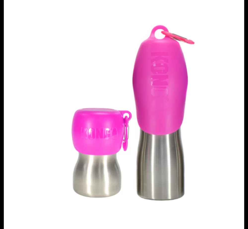 Kong Food Bowl And Water Bowl | Water Bottle Pink