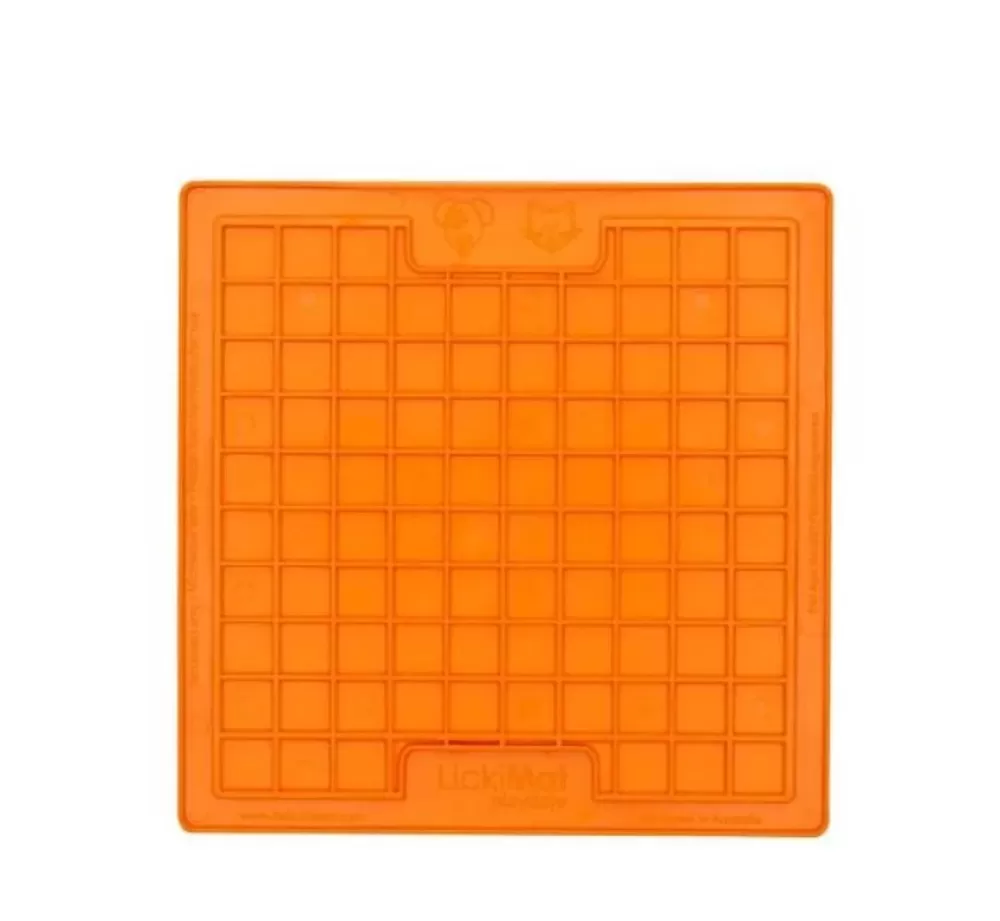 Lickimat Bowls | Playdate Classic Orange