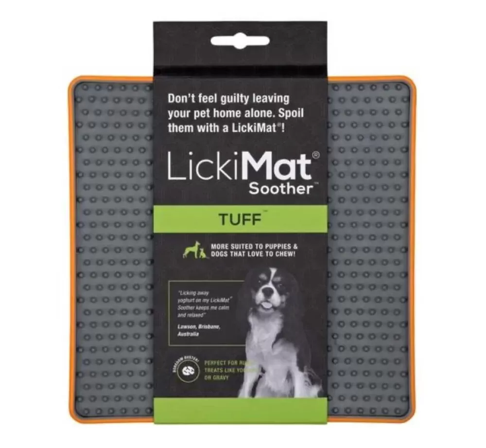 Lickimat Bowls | Soother Tuff Orange