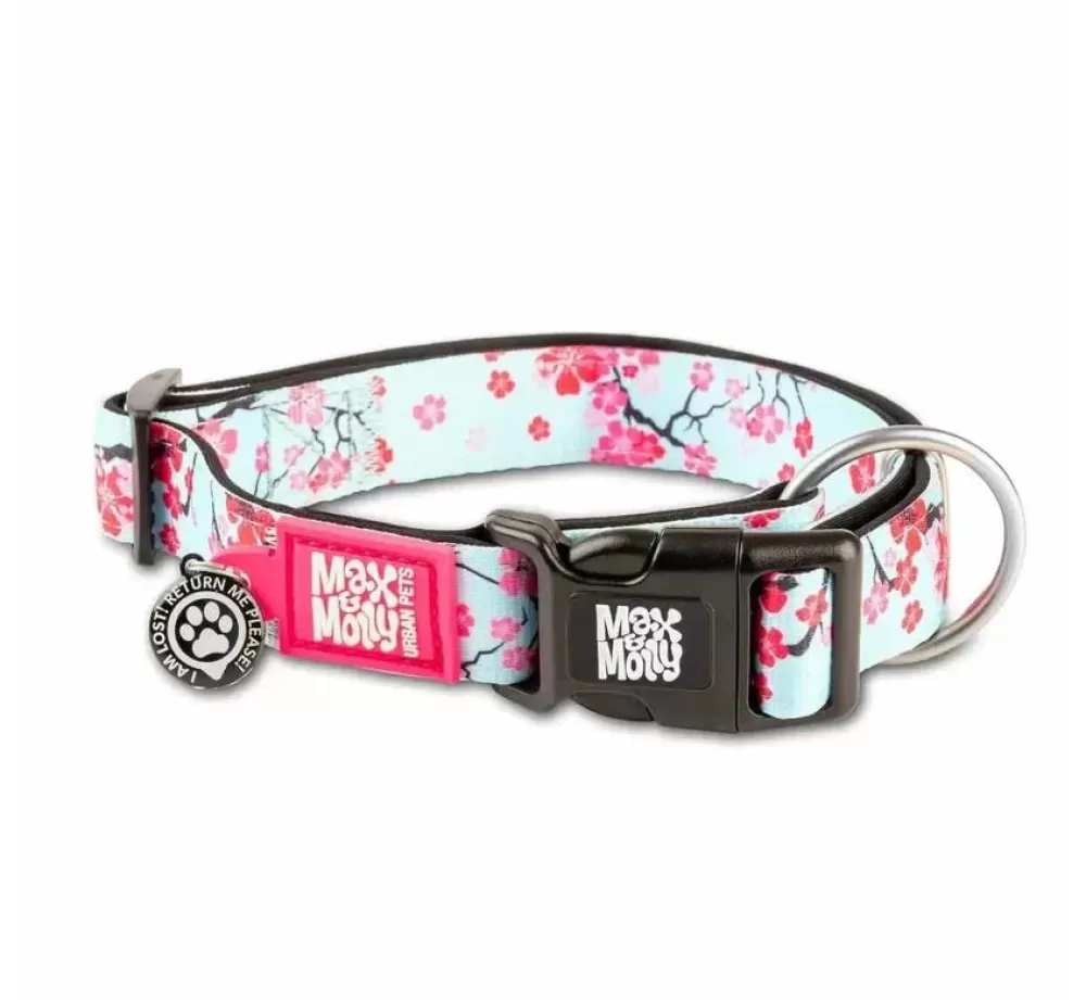 Max & Molly Puppy Collar | Dog Collar Cherry Bloom