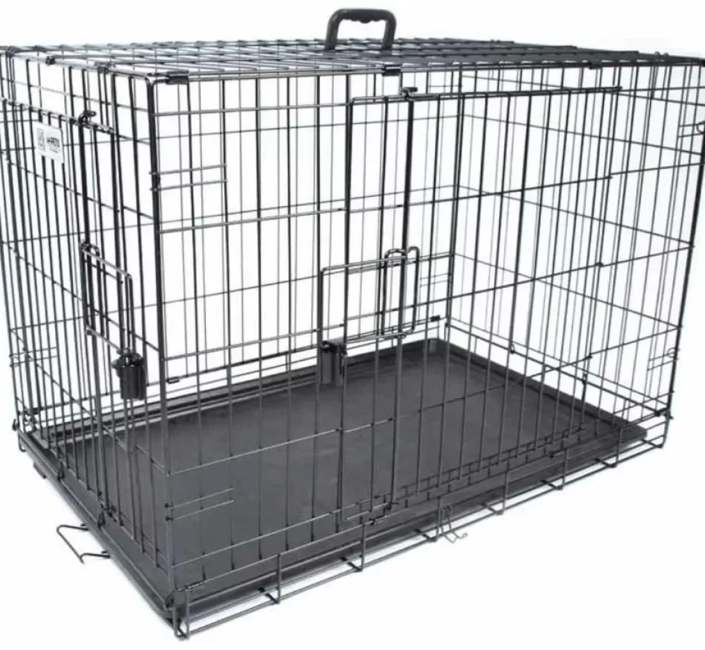 M-Pets Travel Bench Dog | Foldable Wire Cage