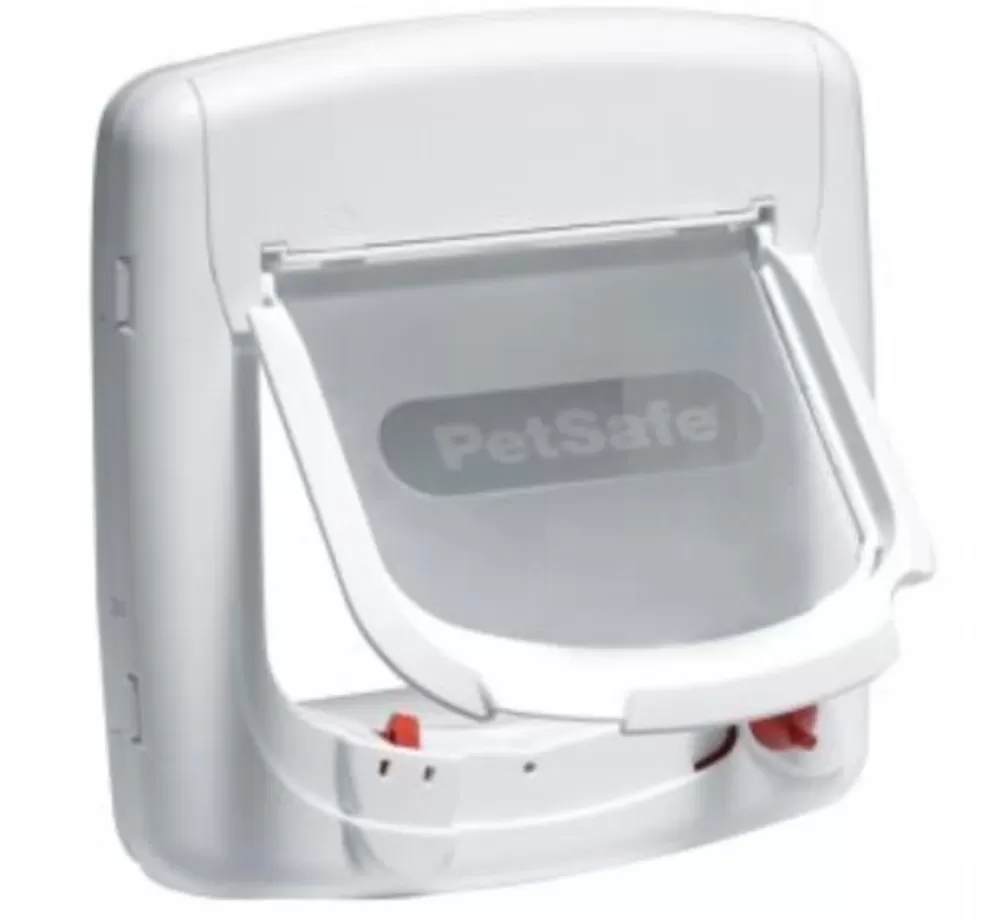 Petsafe Catflap | Staywell Magnetic De Luxe White Cat Flap