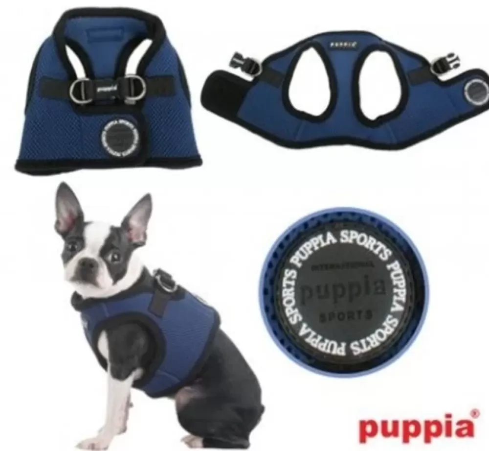 Puppia Puppy Harness | Dog Harness Soft Vest Royal Blue