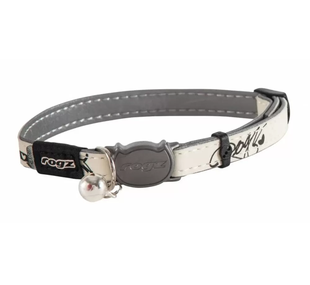 Rogz Cat Collars | Cat Collar Glowcat Black Jumping Cat