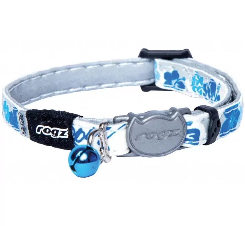 Rogz Cat Collars | Cat Collar Glowcat Blue Floral