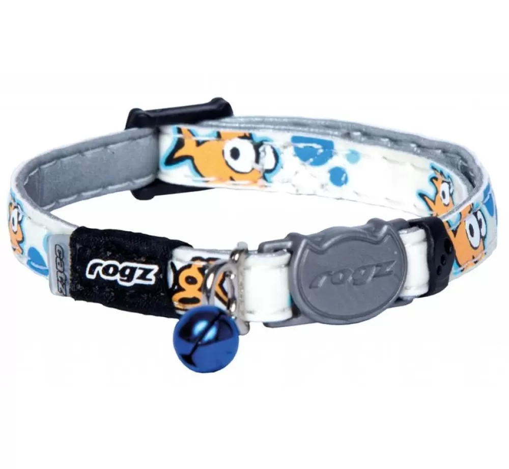 Rogz Cat Collars | Cat Collar Glowcat Gold Fish