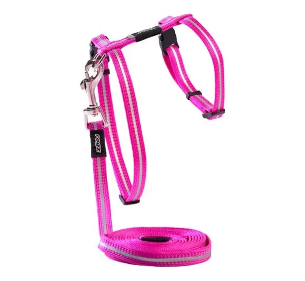 Rogz Cat Harness | Cat Harness Alleycat Pink