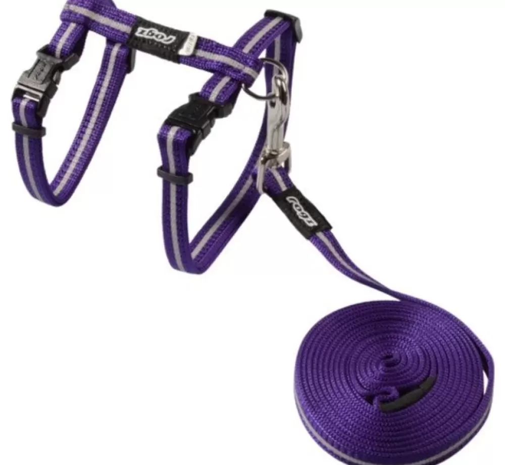 Rogz Cat Harness | Cat Harness Alleycat Purple