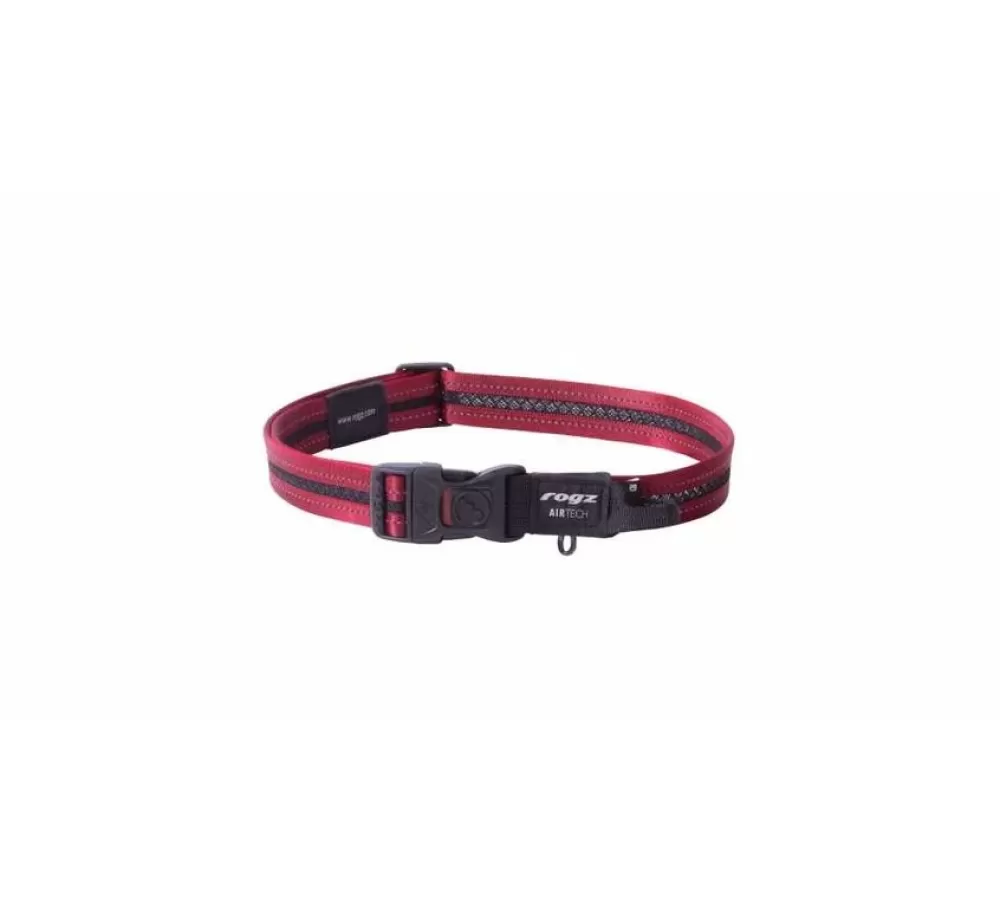 Rogz Large Dog Collar | Dog Collar Airtech Classic Red