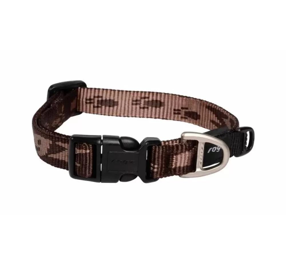 Rogz Large Dog Collar | Dog Collar Alpinist Brown