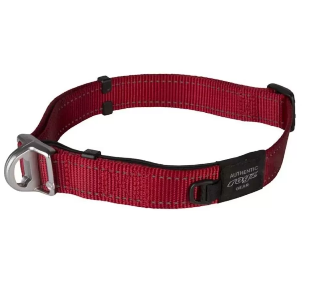 Rogz Large Dog Collar | Dog Collar Safety Red