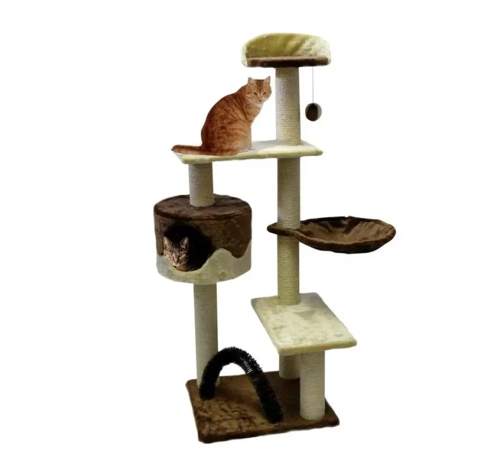 Silvio Design Scratching Post | Cat Tree Boy Brown