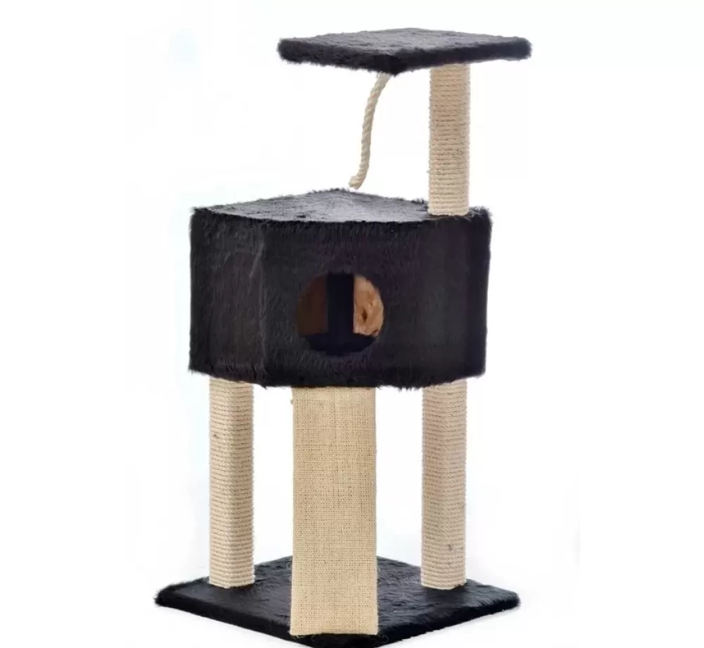 Silvio Design Scratching Post | Cat Tree Cat Dream Black