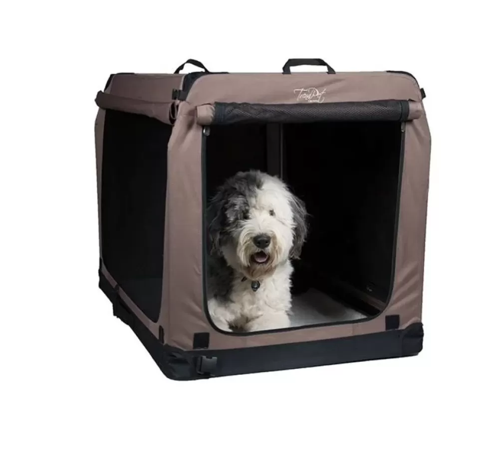 TrendPet Travel Bench Dog | Foldable Dog Crate Tpx Soft Bench