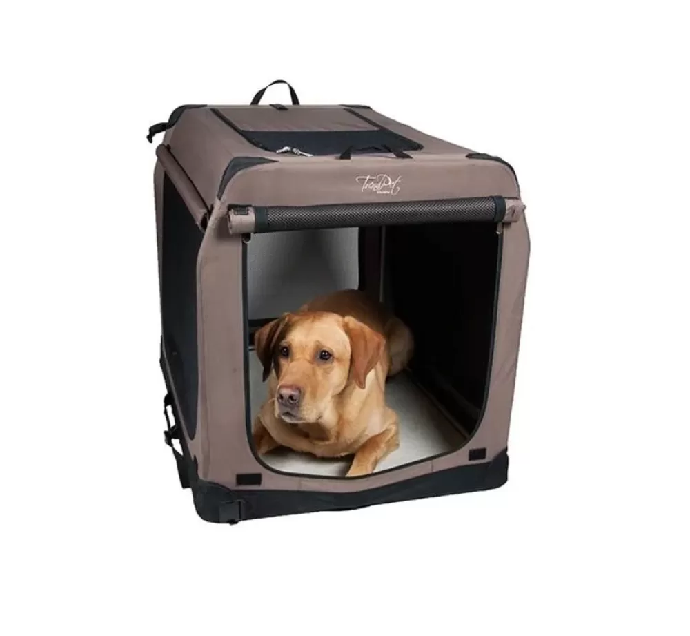 TrendPet Travel Bench Dog | Foldable Dog Crate Tpx Soft Bench